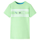 VidaXL Chemise enfant 92 vert fluo