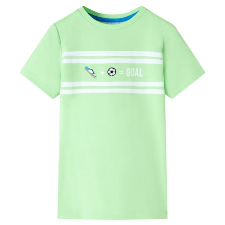 VidaXL Chemise enfant 128 vert fluo