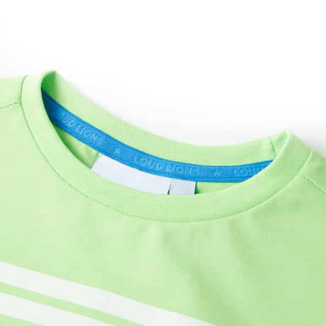VidaXL Chemise enfant 128 vert fluo