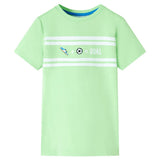 VidaXL Chemise enfant 140 vert fluo