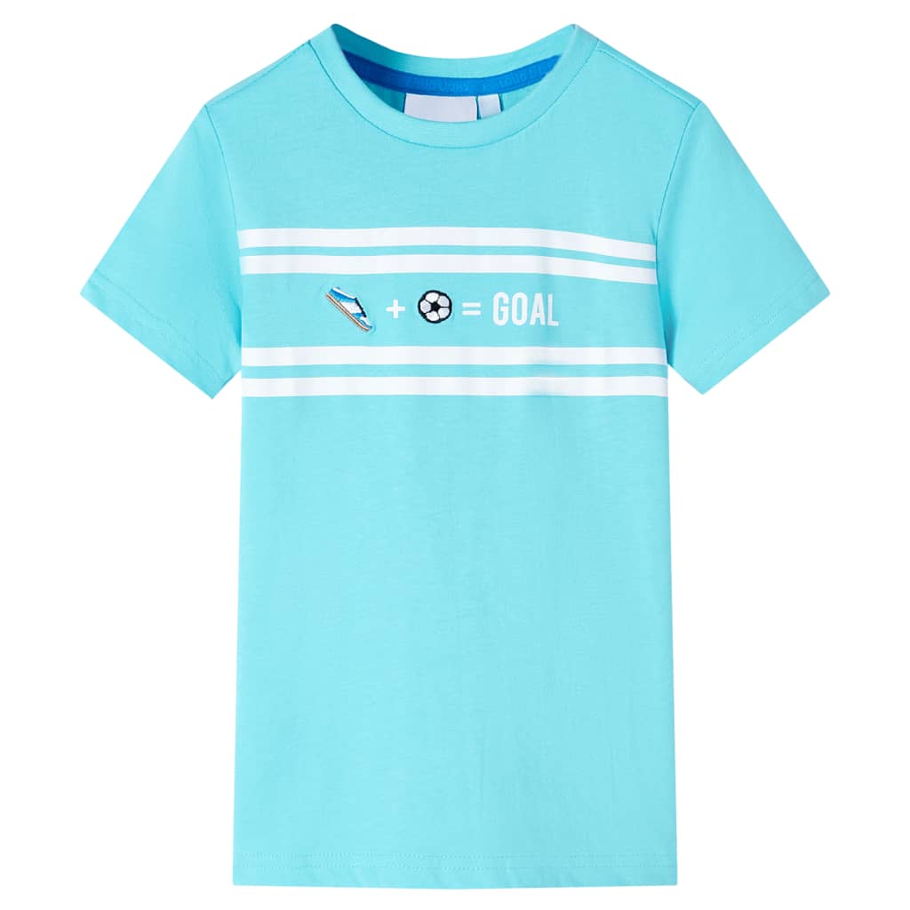 VidaXL Chemise enfant 128 bleu mer