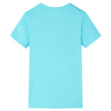 VidaXL Chemise enfant 140 bleu mer