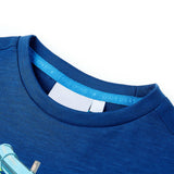 VidaXL Chemise enfant 116 bleu foncé