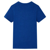 VidaXL Chemise enfant 128 bleu foncé