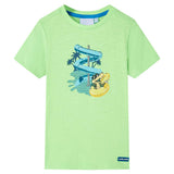 VidaXL Chemise enfant 116 vert fluo