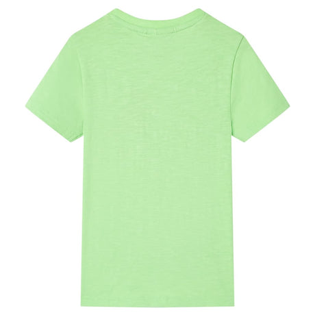 VidaXL Chemise enfant 128 vert fluo
