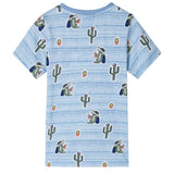 VidaXL Chemise enfant 140 bleu mixte