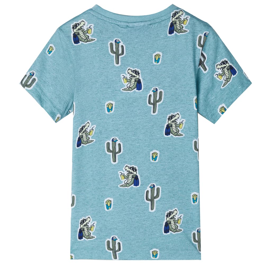 VidaXL Chemise enfant 92 vert clair mélangé