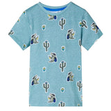 VidaXL Chemise enfant 104 vert clair mélangé