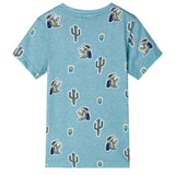 VidaXL Chemise enfant 116 vert clair mélangé