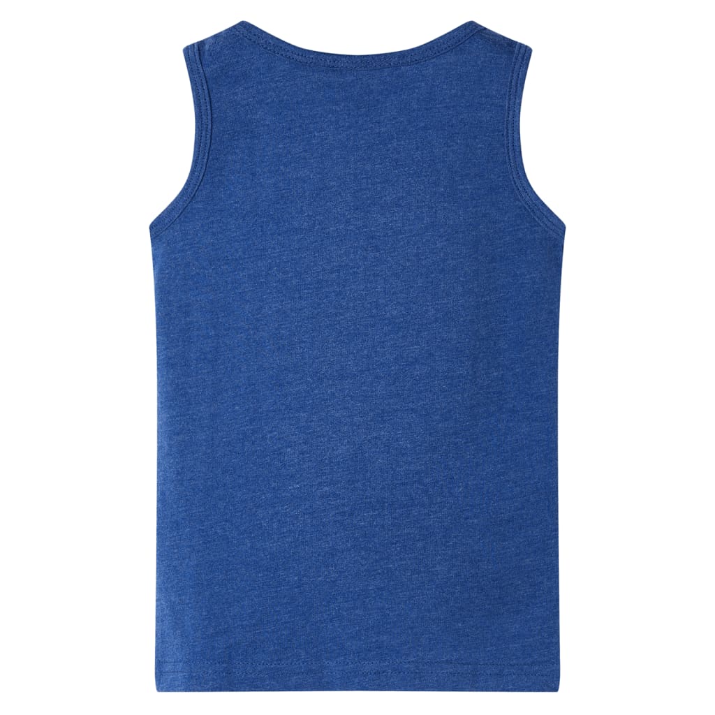 VidaXL Haut enfant 140 bleu foncé mélangé