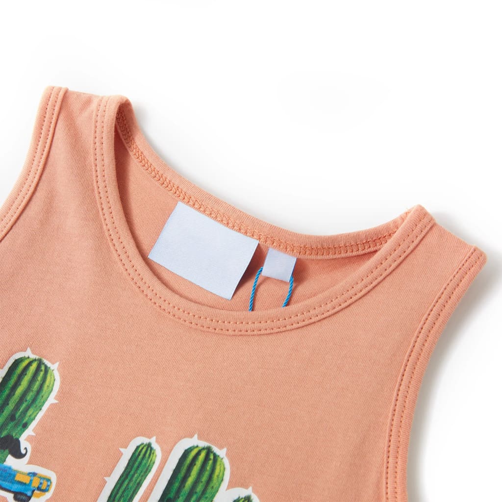 VidaXL Haut enfant 116 orange clair