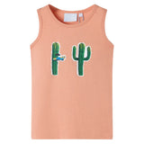 VidaXL Haut enfant 128 orange clair