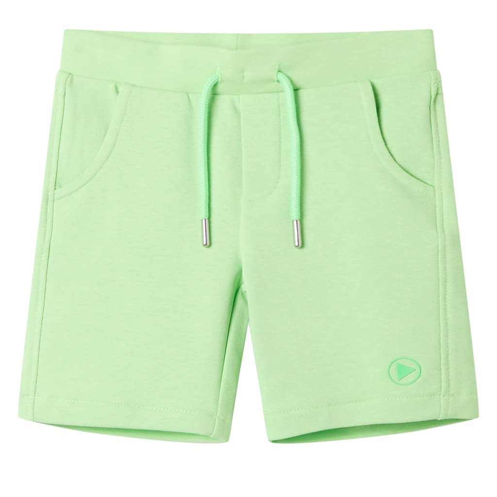 VidaXL Short enfant 104 vert fluo