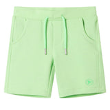 VidaXL Short enfant 104 vert fluo