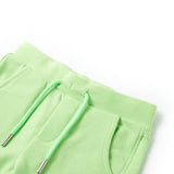 VidaXL Short enfant 116 vert fluo