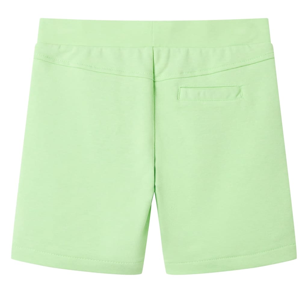 VidaXL Short enfant 140 vert fluo