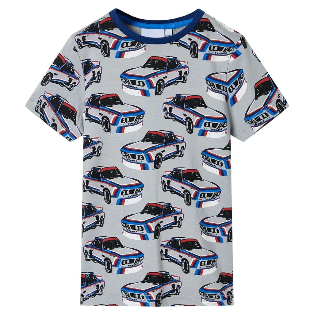 VidaXL Pyjama enfant à manches courtes 116 gris