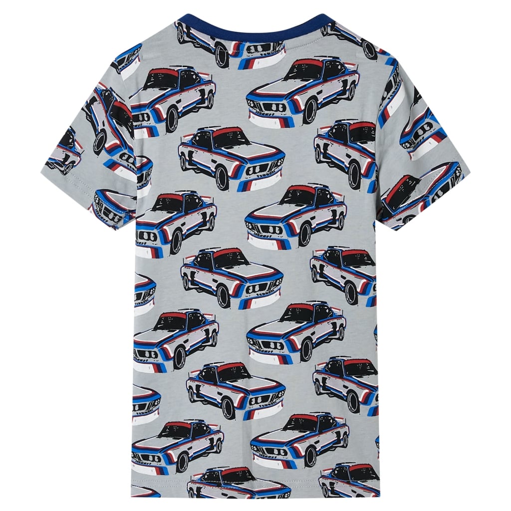 VidaXL Pyjama enfant à manches courtes 116 gris