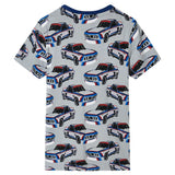 VidaXL Pyjama enfant à manches courtes 116 gris