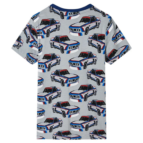 VidaXL pyjama enfant à manches courtes 116 gris