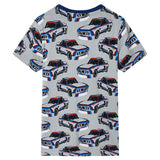 VidaXL Pyjama enfant à manches courtes 140 gris