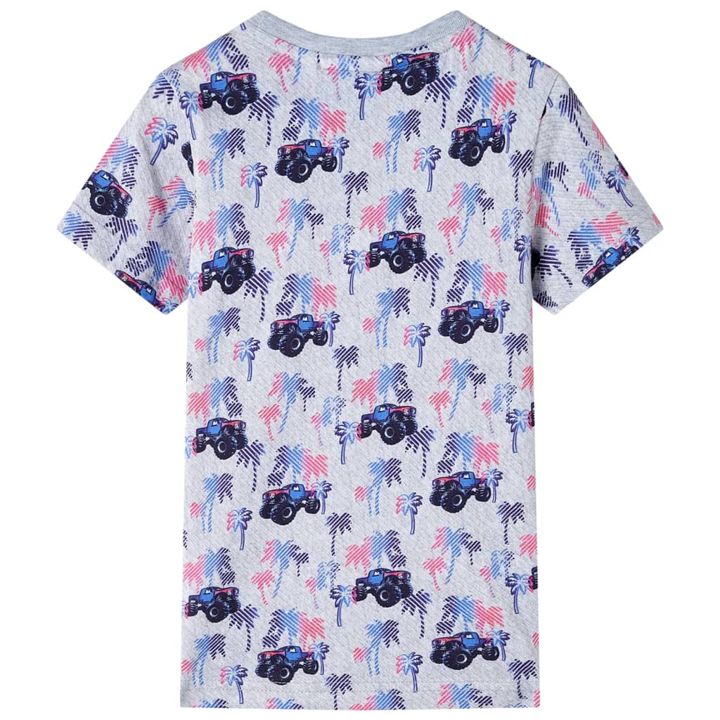 VidaXL Chemise enfant 116 gris mélangé