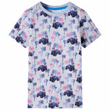 VidaXL Chemise enfant 128 gris mélangé