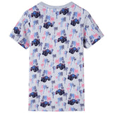 VidaXL Chemise enfant 128 gris mélangé