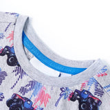 VidaXL Chemise enfant 128 gris mélangé