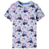 VidaXL Chemise enfant 140 gris mélangé