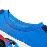 VidaXL Chemise enfant 116 bleu et bleu marine