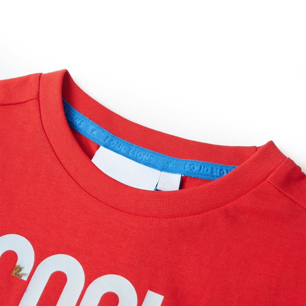 VidaXL Chemise enfant 92 rouge