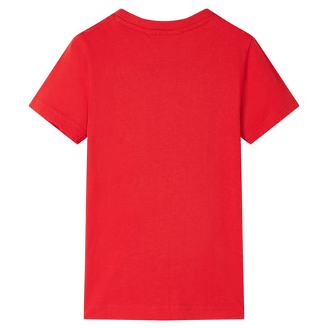 VidaXL Chemise enfant 104 rouge