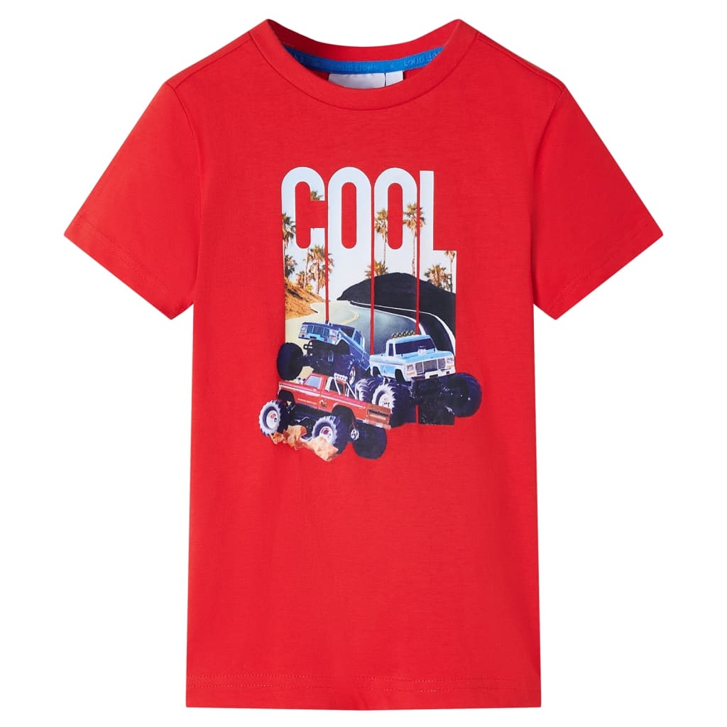 VidaXL Chemise enfant 128 rouge