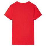 VidaXL Chemise enfant 128 rouge