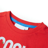 VidaXL Chemise enfant 128 rouge