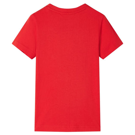 VidaXL Chemise enfant 140 rouge