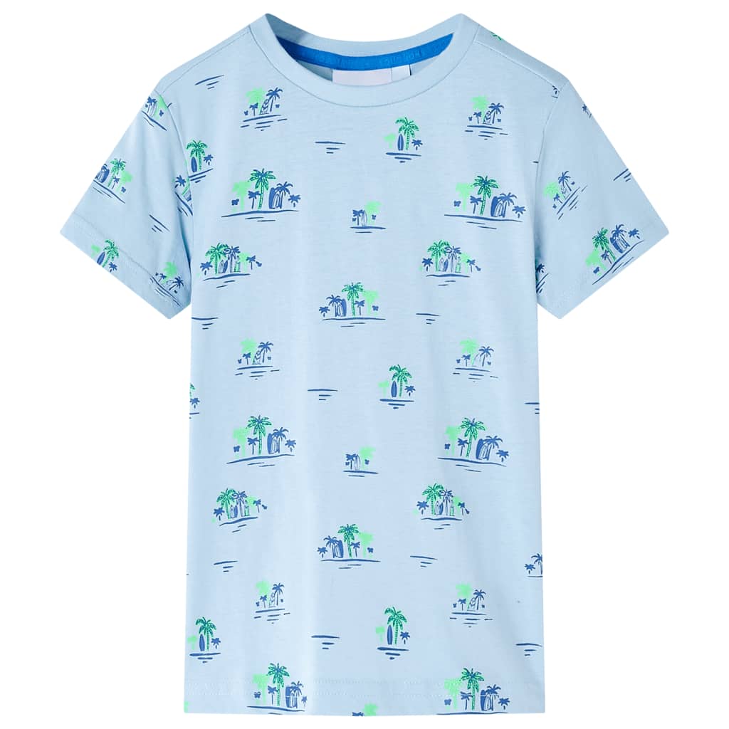 VidaXL Chemise enfant 104 bleu clair