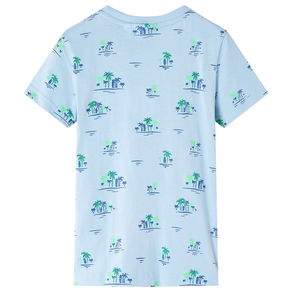 VidaXL Chemise enfant 104 bleu clair