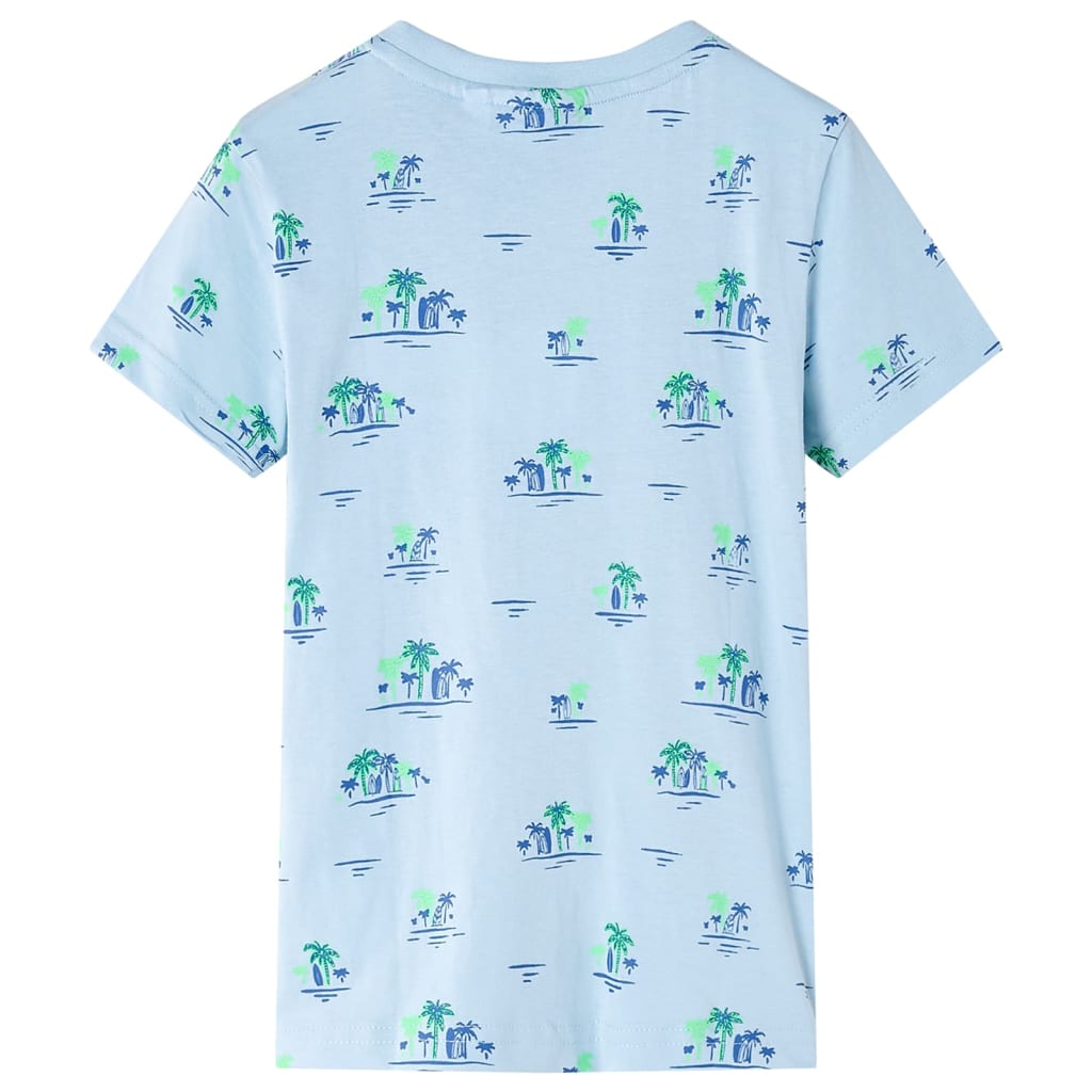 VidaXL Chemise enfant 140 bleu clair