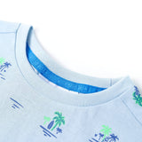VidaXL Chemise enfant 140 bleu clair