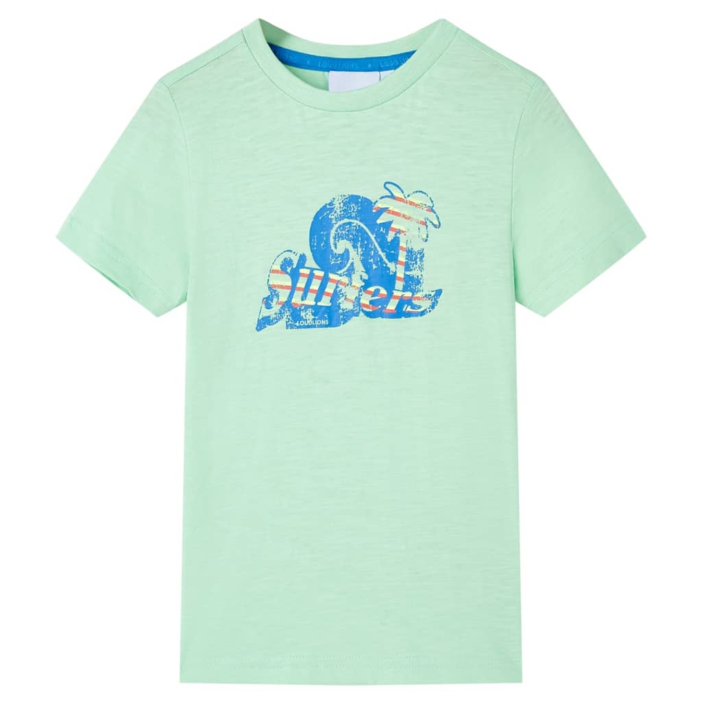 VidaXL Chemise enfant 116 vert clair