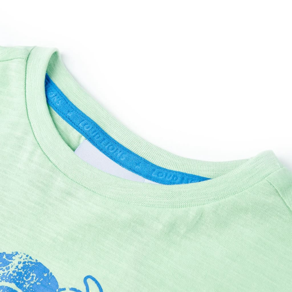 VidaXL Chemise enfant 116 vert clair