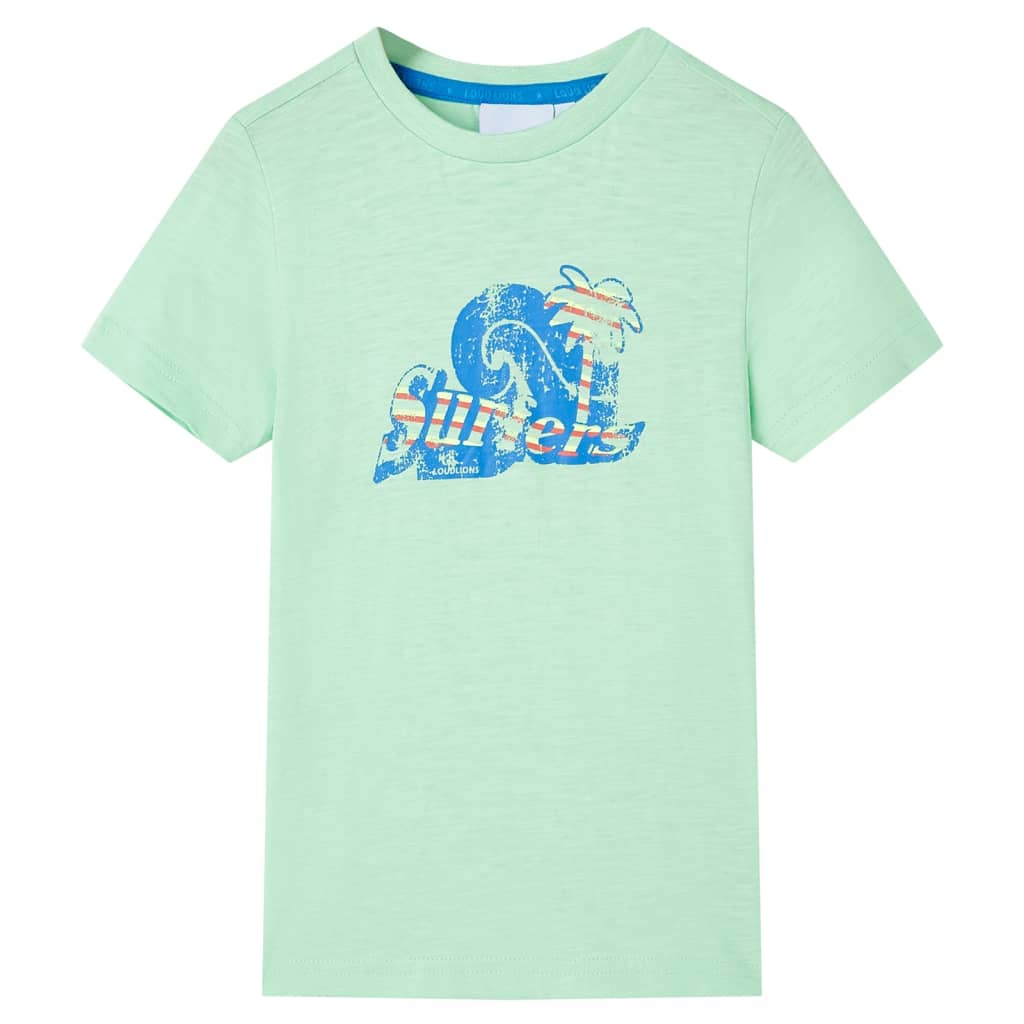 VidaXL Chemise enfant 140 vert clair