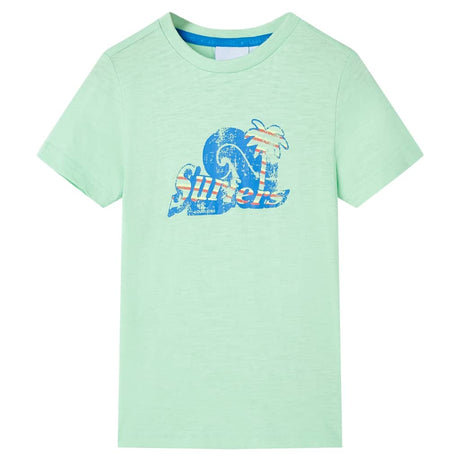 VidaXL Chemise enfant 140 vert clair