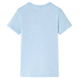 VidaXL Chemise enfant 104 bleu clair