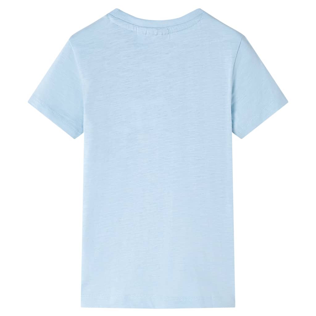 VidaXL Chemise enfant 128 bleu clair