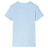VidaXL Chemise enfant 140 bleu clair