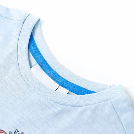 VidaXL Chemise enfant 140 bleu clair